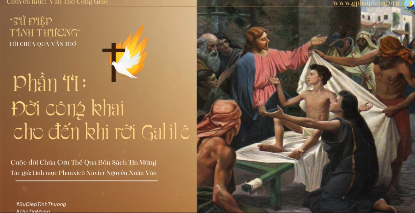 Bài 47 : Ngâm thơ "Chữa con trai bà góa" - Trích Sứ Điệp Tình Thương-Lm Fx Nguyễn Xuân Văn